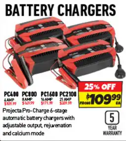 Autobarn Battery chargers offer