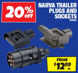 Autobarn Narva trailer plugs and sockets offer