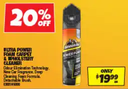 Autobarn Ultra power foam carpet & upholstery cleaner offer