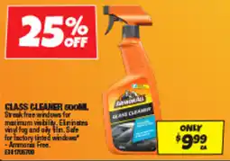 Autobarn Glass cleaner offer