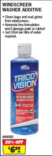 Autobarn Windscreen washer additive offer