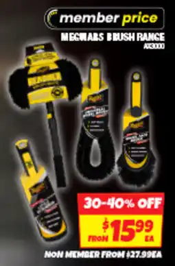 Autobarn Meguars brush range offer