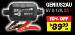 Autobarn Smart Battery Chargers and Maintainers GENIUS2AU 6V & 12V, 2A offer