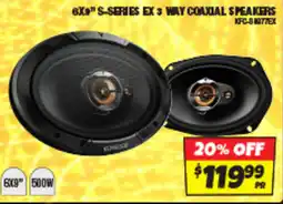 Autobarn 6x9" s-series ex 3 way coaxial speakers offer