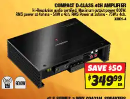 Autobarn Compact d-class 4ch amplifier offer