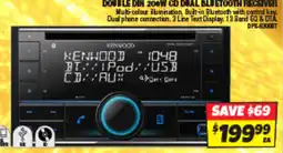 Autobarn Double din 200w cd dual bluetooth receiver offer