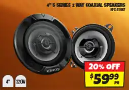 Autobarn 4" s series 2 way coaxial speakers offer