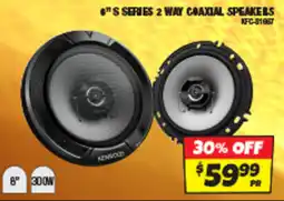 Autobarn "s series 2 way coaxial speakers offer