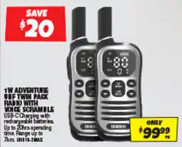Autobarn 1w adventure unf radio with voice scramble offer