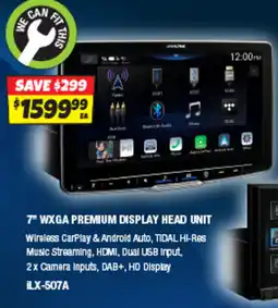 Autobarn 7" wxga premium display head unit offer