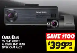 Autobarn 2k chd front & 1080p fhd rear dash cam pack offer