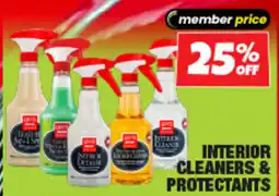Autobarn Interior cleaners & protectants offer