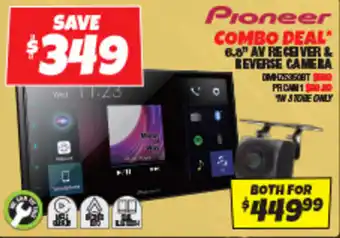 6.8" av receiver & reverse camera