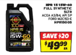 Autobarn Hpr 15 15w-60 full synthetic offer