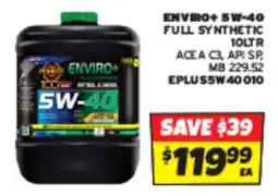 Autobarn Enviro+ 5w-40 full synthetic offer