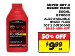 Autobarn Super dot 4 brake fluid offer