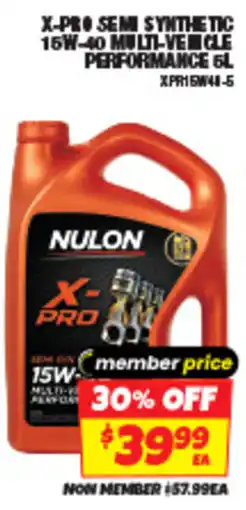 Autobarn X-pro sem synthetic 15w-40 multi-ve cle performance offer