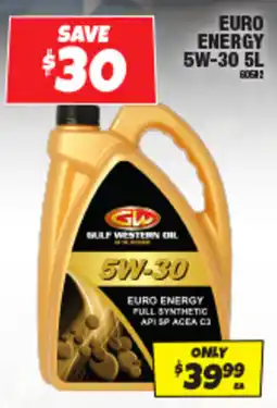 Autobarn Euro energy 5w-30 offer