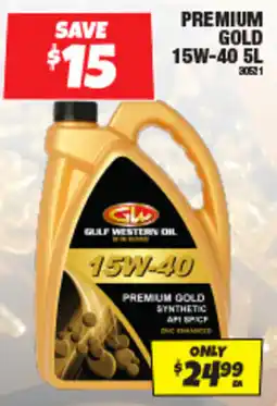 Autobarn Premium gold 15w-40 offer