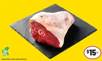 Amelia Park Lamb Leg Roast Bone In