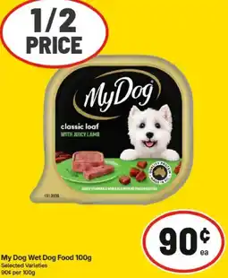 IGA My Dog Wet Dog Food offer