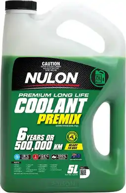 Autopro Nulon Green Premium Long Life Coolant Premix offer
