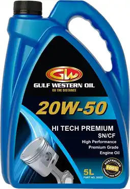 Autopro Gulf Western Oil Hi Tech Premium 20W-50 offer