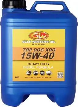 Autopro Gulf Western Oil Top Dog XDO 15W-40 offer