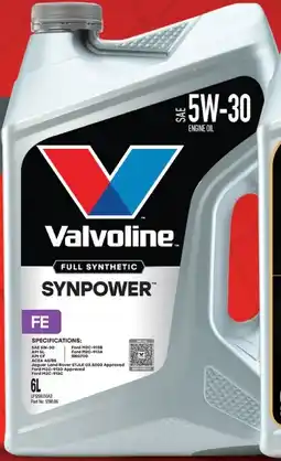 Autobarn Valvoline Synpower Full Synthetic Engine Oils offer
