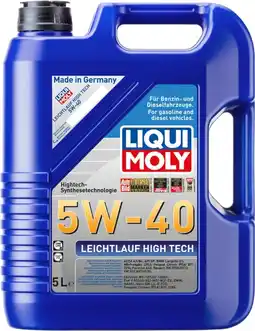 Autobarn Liqui Moly Leichtlauf High Tech 5W-40 offer