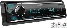 Autobarn Kenwood Single Din 200W Dual Bluetooth Media Receiver offer