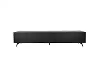 LivingStyles Kasso 5 Door Lowline TV Unit, 240cm, Black offer