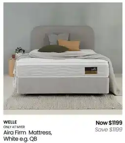 Myer Aira Firm Mattress offer