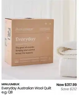 Myer Everyday Australian Wool Quilt offer