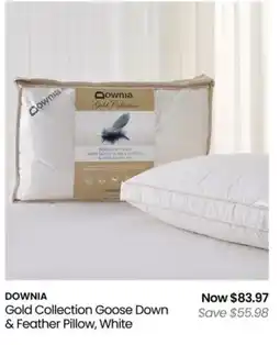 Myer Gold Collection Goose Down & Feather Pillow offer