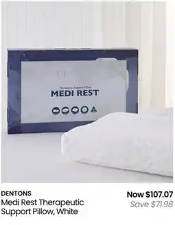 Myer Medi Rest Therapeutic Support Pillow offer