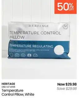 Myer Temperature Control Pillow offer