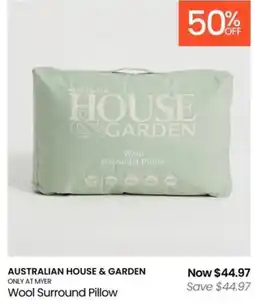 Myer Wool Surround Pillow offer