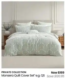 Myer Monsera Quilt Cover Set offer