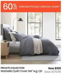 Myer Marbella Quilt Cover Set offer