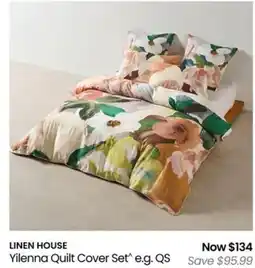 Myer Yilenna Quilt Cover Set offer
