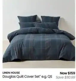 Myer Douglas Quilt Cover Set offer
