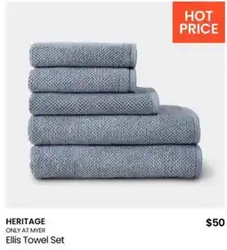 Myer Ellis Towel Set offer