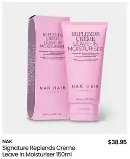 Myer Nak Signature Replends Creme Leave in Moisturiser offer