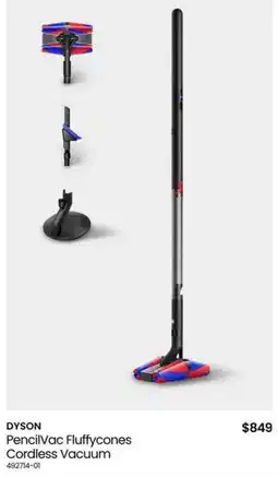 Myer DYSON PencilVac Fluffycones Cordless Vacuum offer