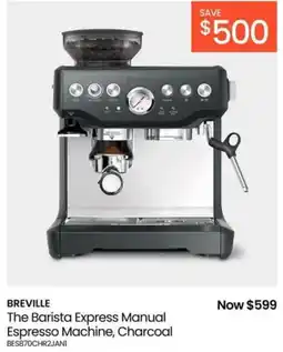 Myer The Barista Express Coffee Machine offer