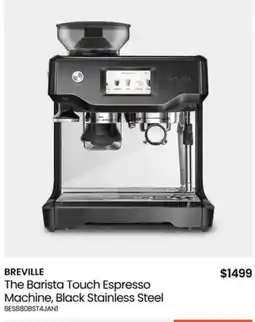 Myer The Barista Touch Coffee Machine in Black Stainless Steel offer
