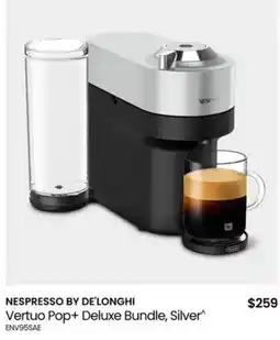 Myer Vertuo Pop+ Deluxe Bundle, Silver offer