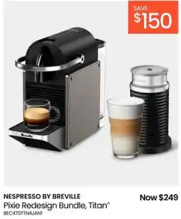 Myer Nespresso Pixie Redesign Bundle offer