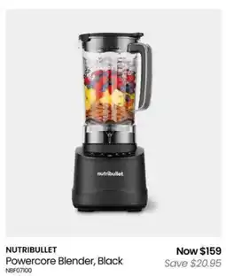 Myer Nutribullet powercore blender, black offer